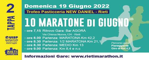 10 Maratone di Giugno (Tappa 2 ~ Maratona)