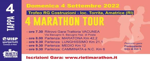 4 Marathon Tour (Tappa 4 ~ Maratona)