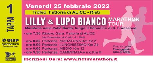 Lilly e Lupo Bianco Marathon Tour (Tappa 1 ~ Medio)
