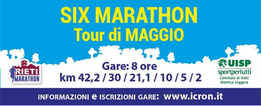 Six Marathon Tour di Maggio (1 tappa)