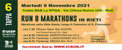 Run 8 Marathons (Tappa 6 ~ Mezza)